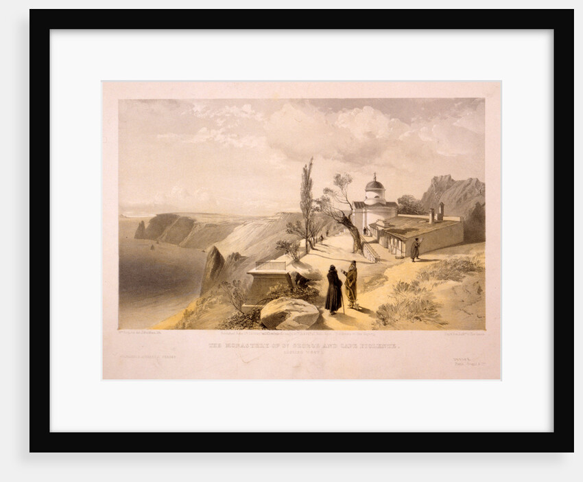 The Monastery of St. George and Cape Fiolente, looking west by William Simpson