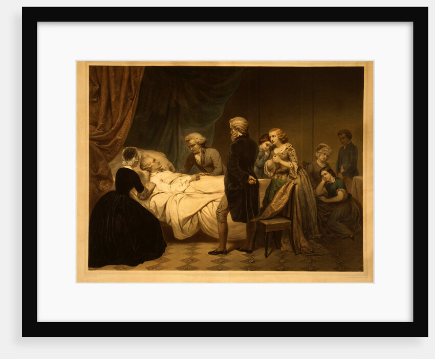 Life of George Washington The Christian death by Junius Brutus Stearns