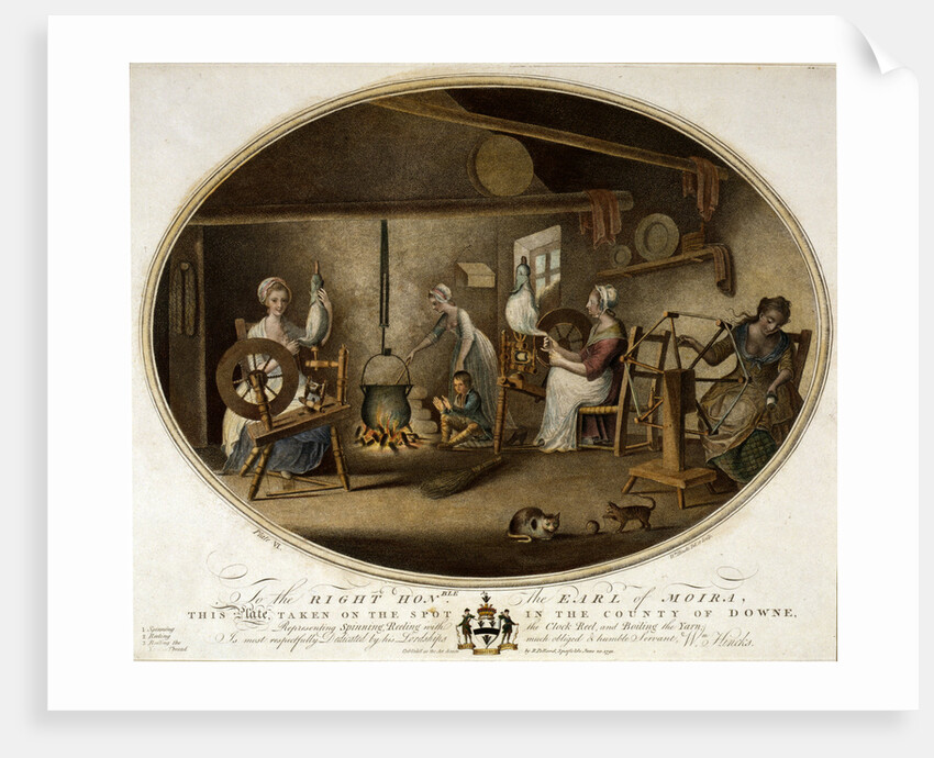 Spinning, reeling with the clock reel, and boiling the yarn by Anonymous