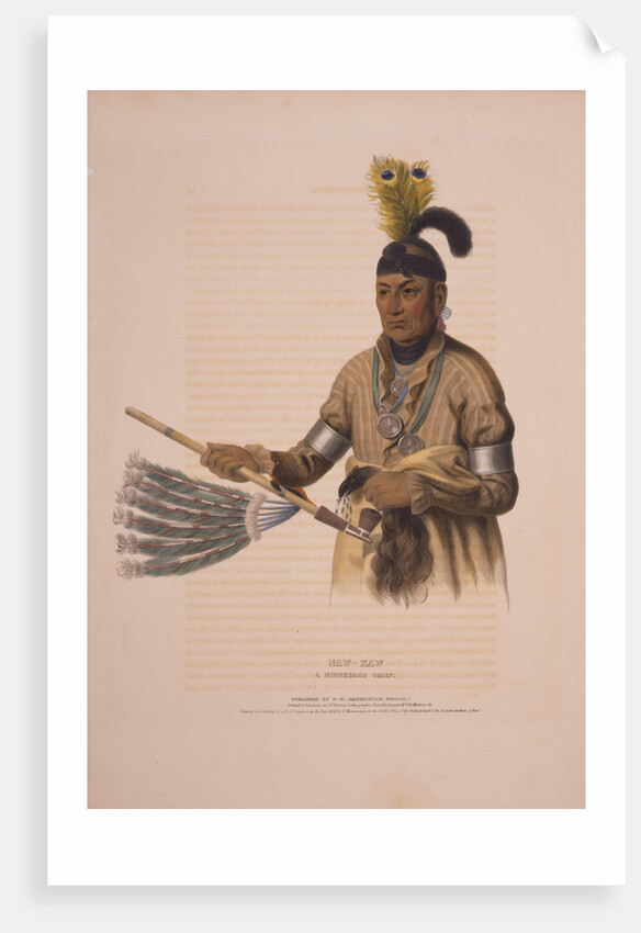 Naw-kaw, a Winnebago chief by Anonymous