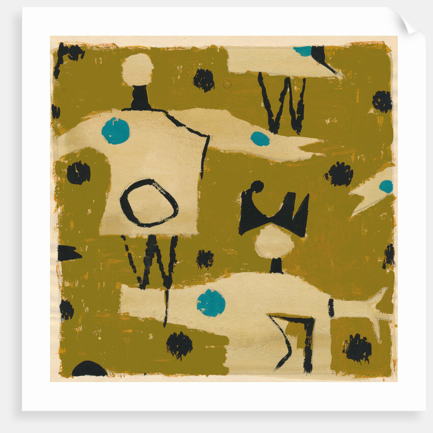 Figures with blue dots 3 by Petra James