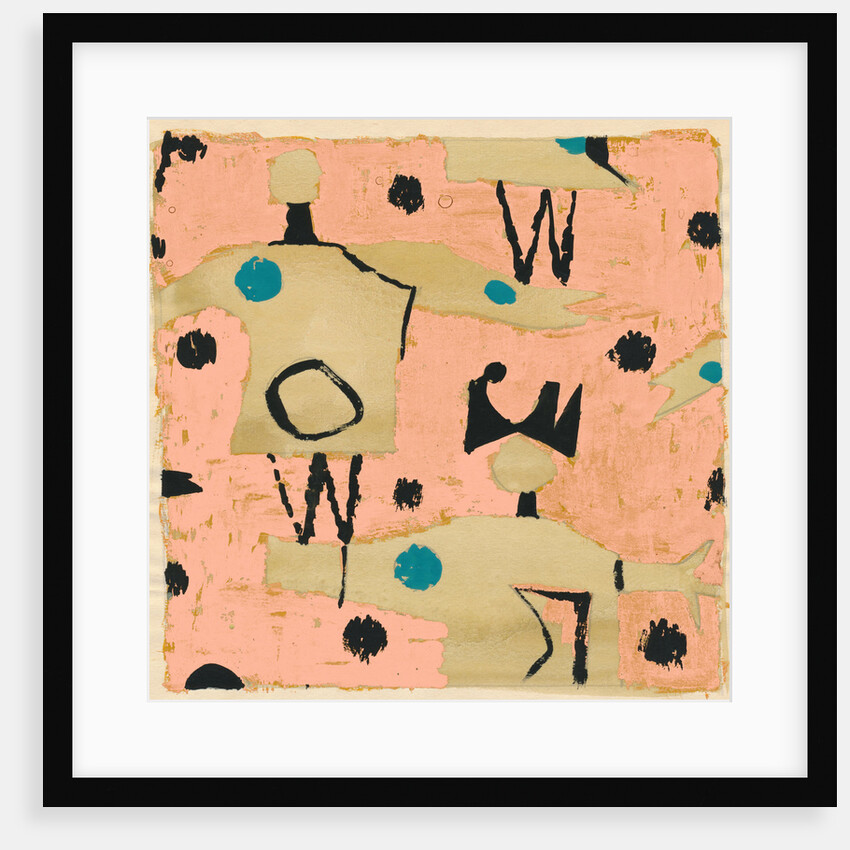 Figures with blue dots 8 by Petra James