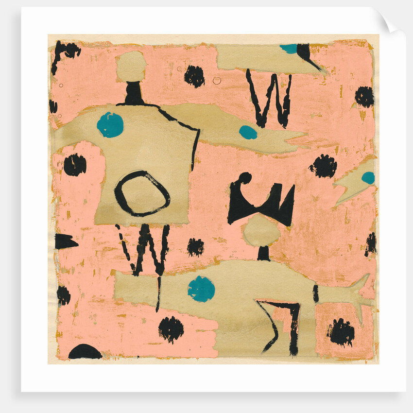 Figures with blue dots 8 by Petra James