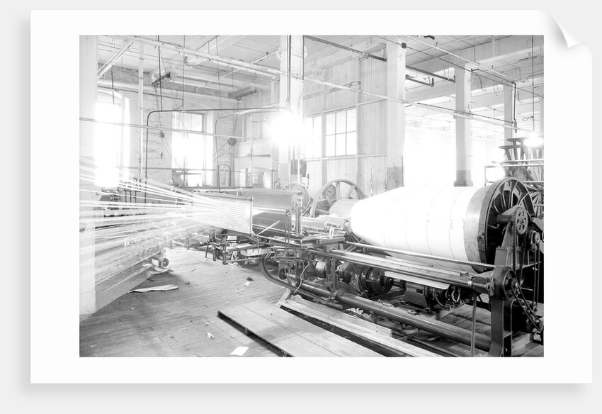 Paterson, New Jersey - Textiles. Large textile machine., June 1937 by Lewis Hine