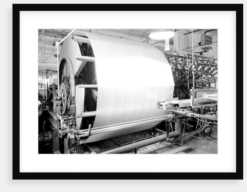 Paterson, New Jersey - Textiles. Jackson Winding and Warping Company. Picture of a Sipp-Eastwood DY type of High Speed Warper. by Lewis Hine