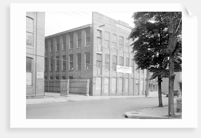 Paterson, New Jersey - Textiles. Unoccupied mill buildings on Straight Street, June 1937 by Lewis Hine