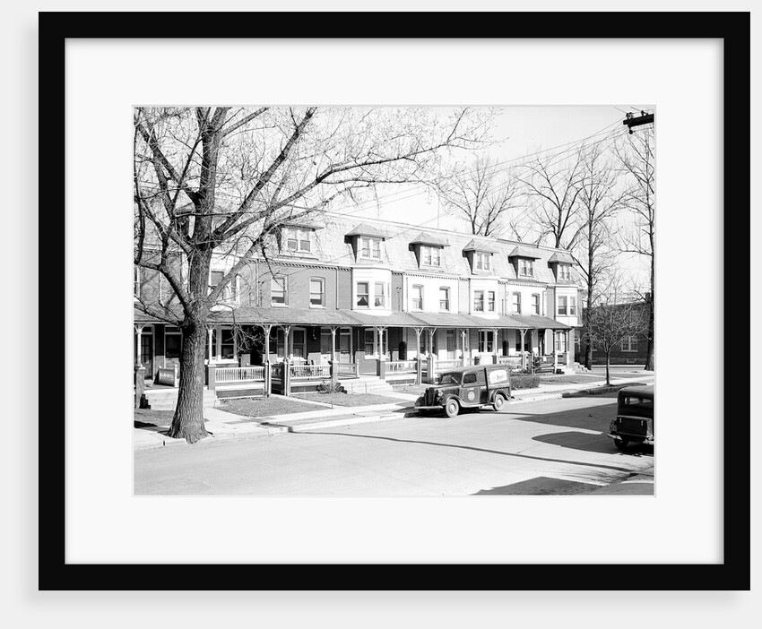 Lancaster, Pennsylvania - Housing. Moderate priced houses near Stehli silk mill by Lewis Hine