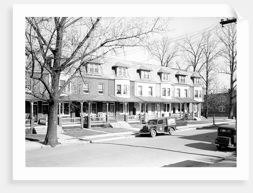 Lancaster, Pennsylvania - Housing. Moderate priced houses near Stehli silk mill by Lewis Hine