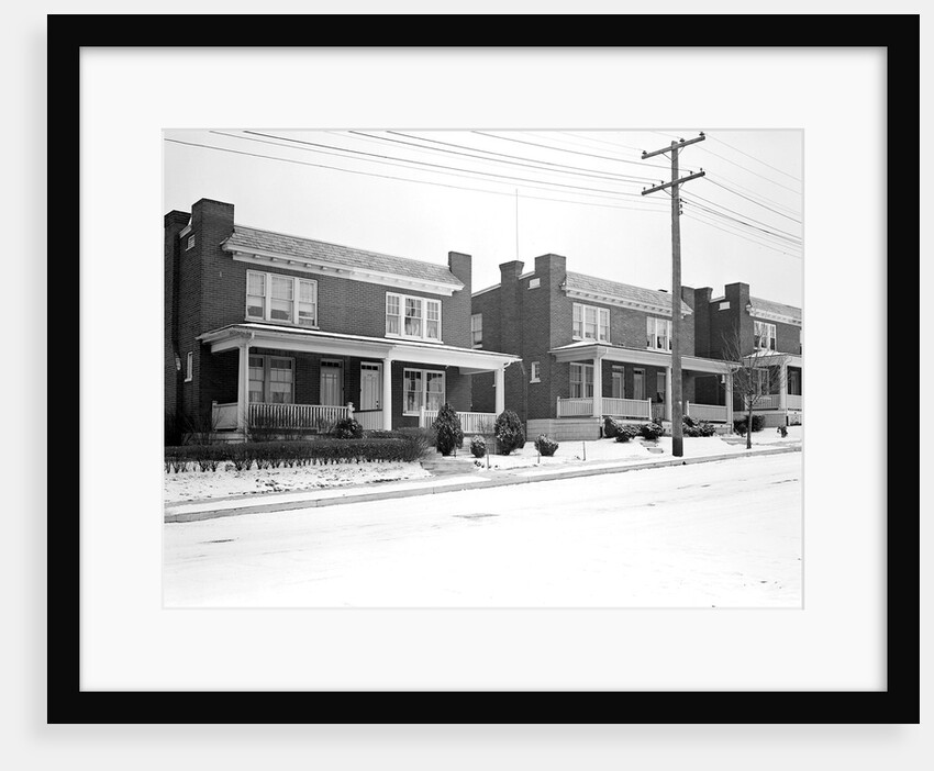 Lancaster, Pennsylvania - Housing. Houses erected by Hamilton Development Company to be sold to their workers, 1936 by Lewis Hine