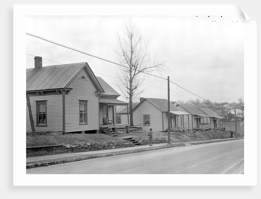 High Point, North Carolina - Housing. Row of company-owned homes of furniture workers by Lewis Hine