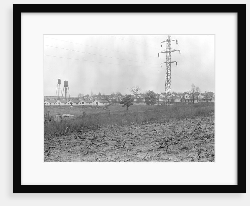 High Point, North Carolina - Housing. General view of company-owned mill village - Highland Yarn Mills by Lewis Hine