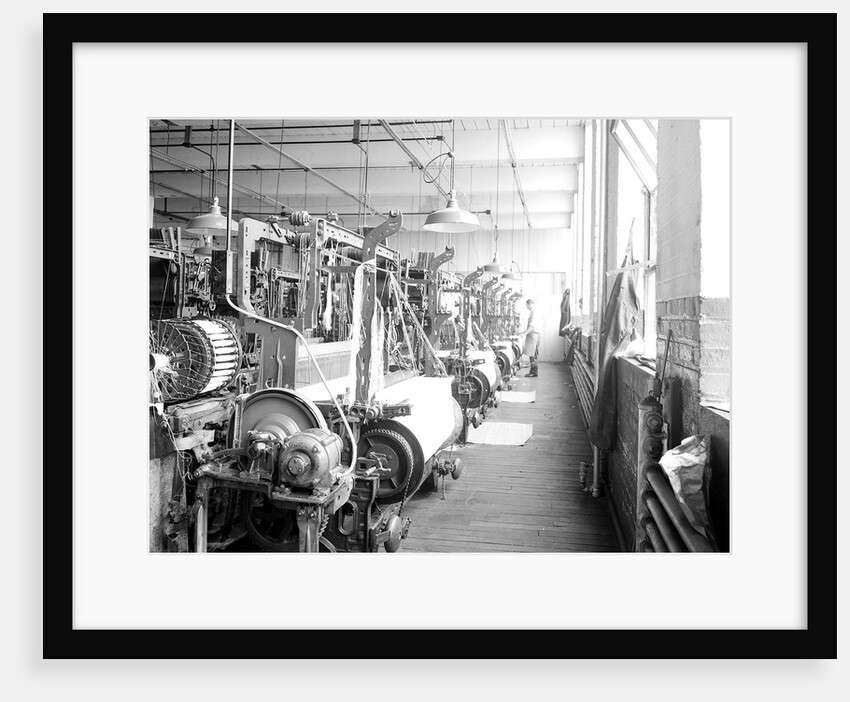 Paterson, New Jersey - Textiles. Looms, March 1937 by Lewis Hine