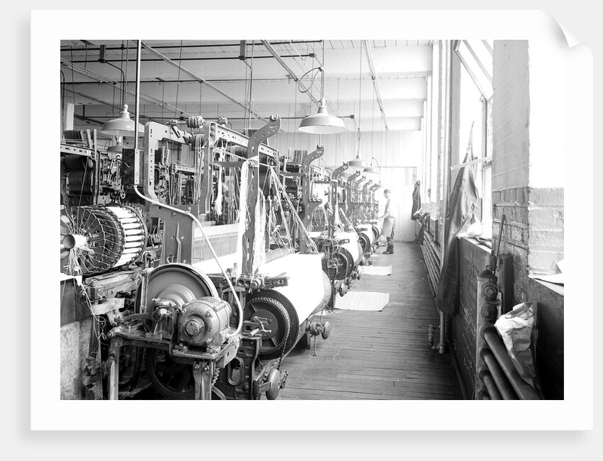 Paterson, New Jersey - Textiles. Looms, March 1937 by Lewis Hine