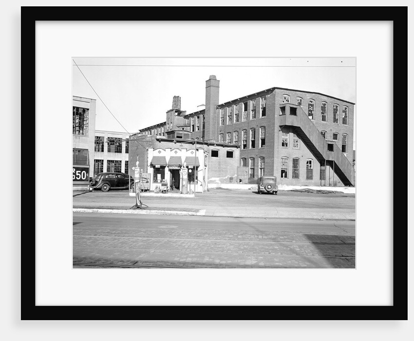 Paterson, New Jersey - Textiles. Deserted silk mill of 21st. Ave, March 1937 by Lewis Hine