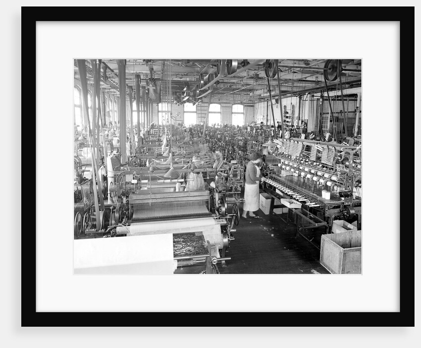 Paterson, New Jersey - Textiles. Madison Silk Co. General view of up-to-date large silk plant (not automatic), March 1937 by Lewis Hine