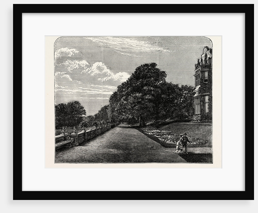 The South or Grand Terrace of the Mansion by Anonymous