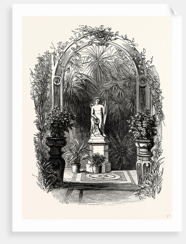 In the Winter Garden. Statue of Hymen, Byrtrom, Somerleyton by Anonymous
