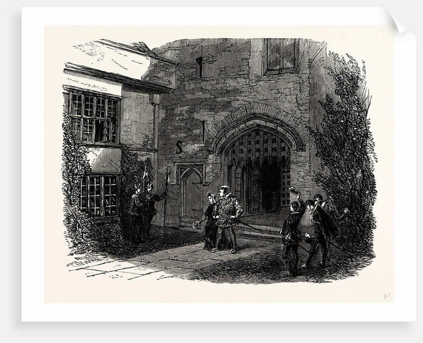 Hever Castle: the Courtyard by Anonymous