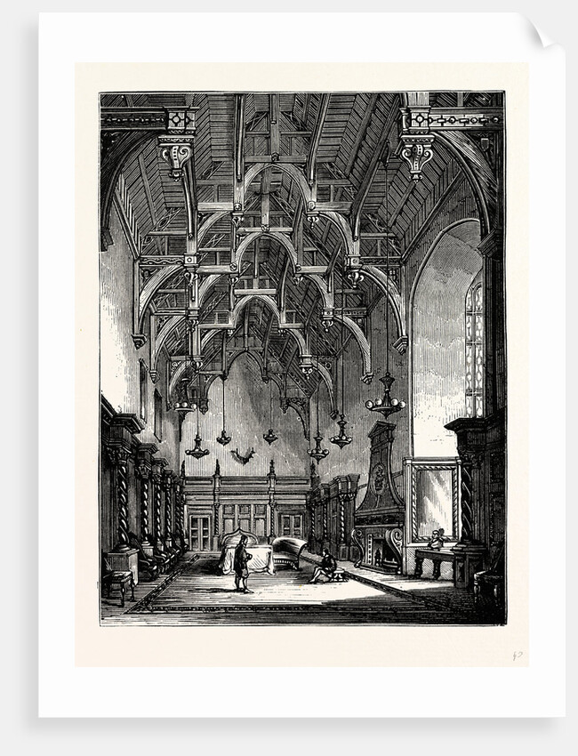 The Great Hall, Burleigh House by Anonymous