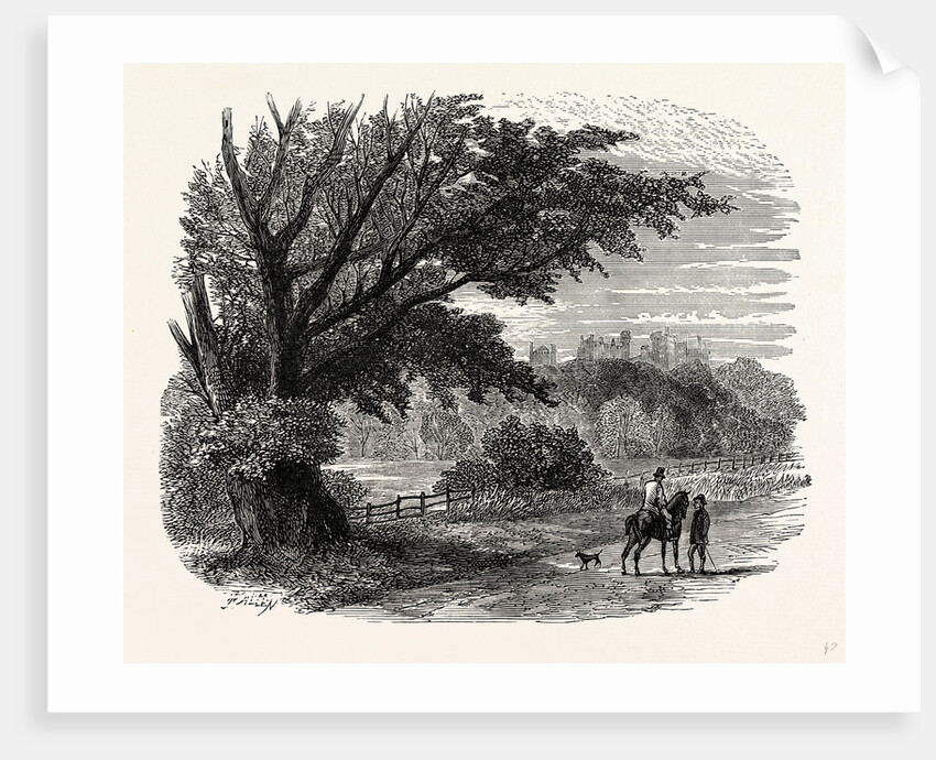 Belvoir Castle from the Grantham Road by Anonymous