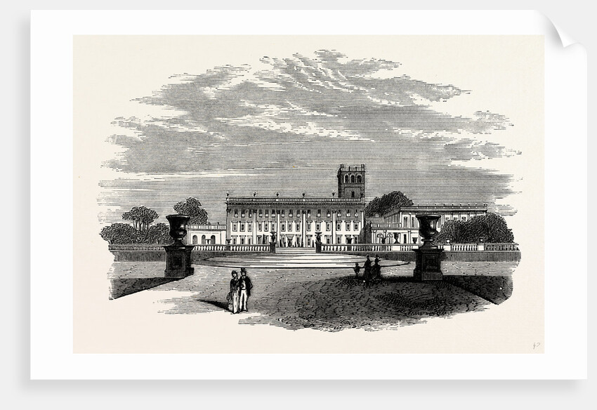 The South Front, from the Italian Gardens, Trentham by Anonymous