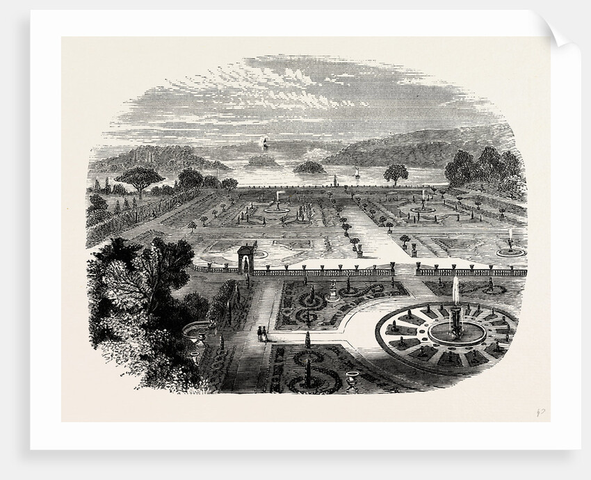 The Upper Terrace Garden by Anonymous