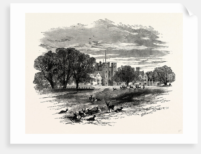 Front View from the Park, Knole House by Anonymous