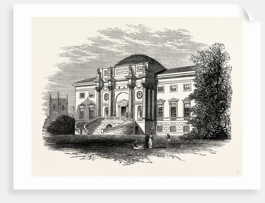 The South or Garden Front, Kedleston Hall by Anonymous