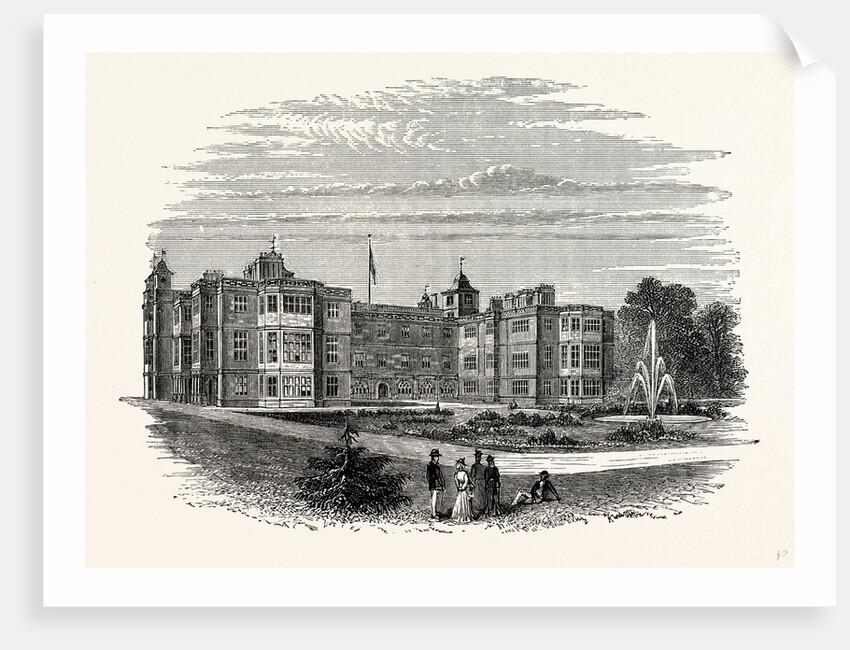 East Front, from the Garden, Audley End by Anonymous