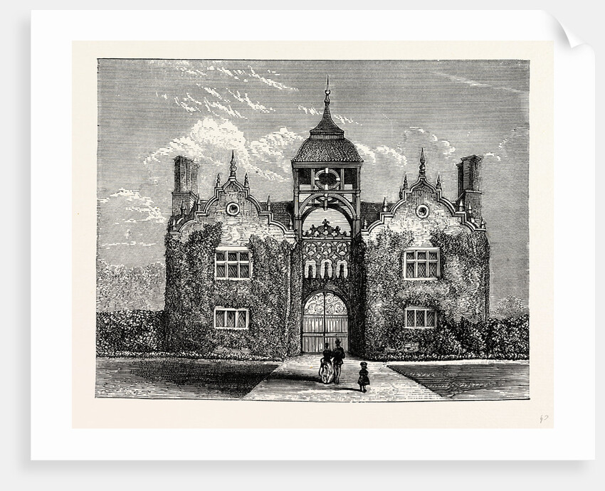 The Gatehouse, as seen from the Mansion, Westwood Park, UK by Anonymous