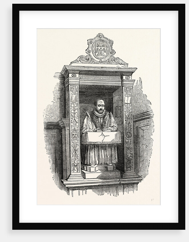 Stow's Monument, Church St. Andrew Undershaft, London by Anonymous