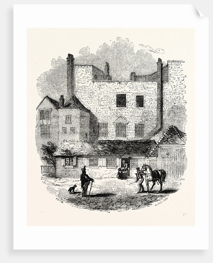 Exterior Beauchamp Tower from the Parade, c 1845, London by Anonymous