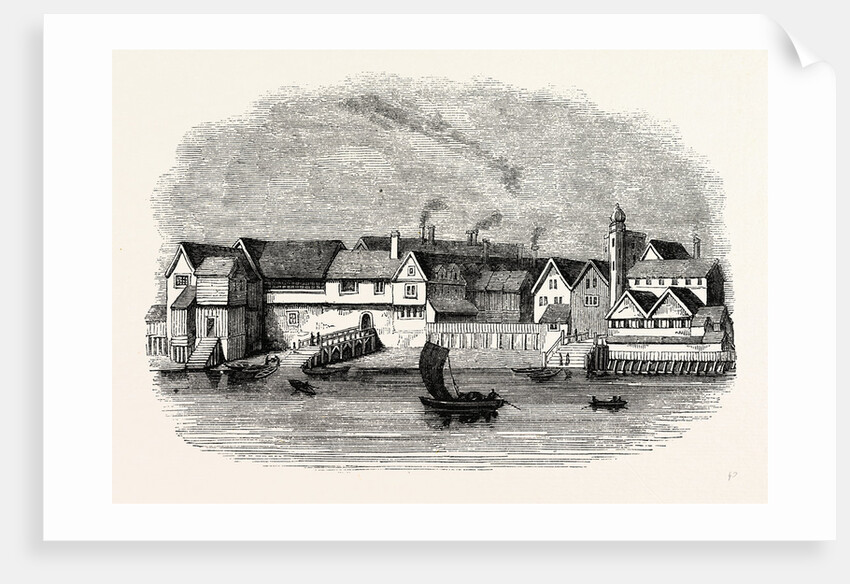 Wharf German Merchants Steel-yard Thames Street by Anonymous