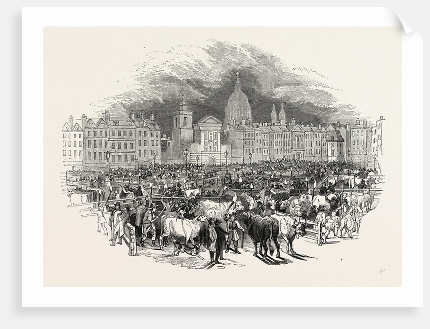 Torchlight View Smithfield, London by Anonymous