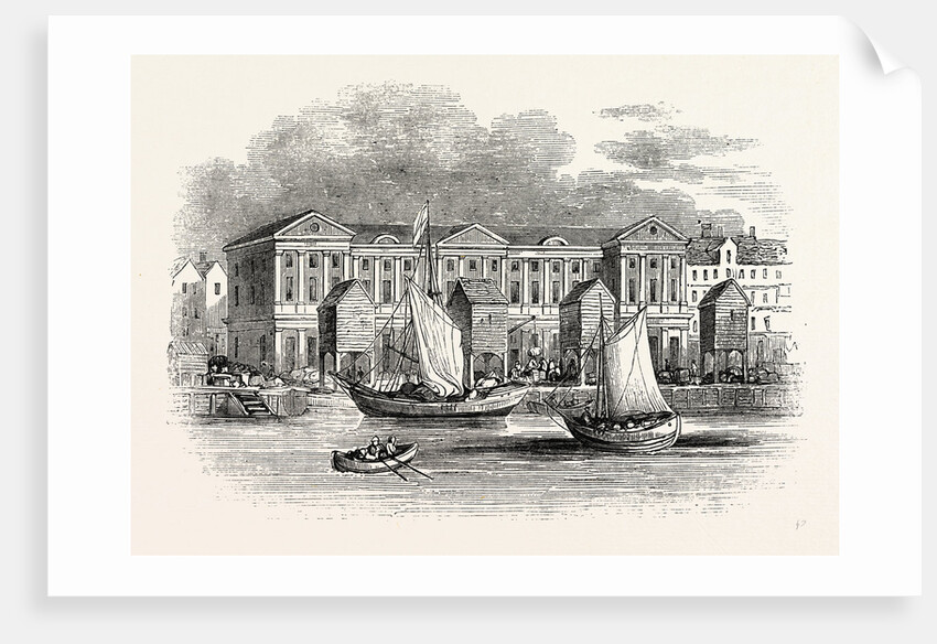 Old Custom House. Destroyed by fire 1814, London by Anonymous