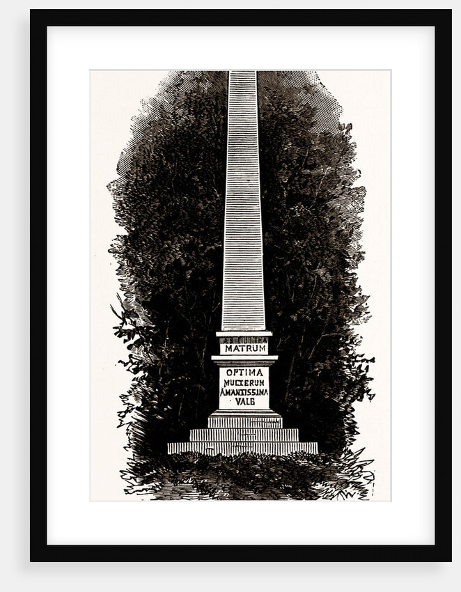 Tile Obelisk To Pope's Mother by Anonymous