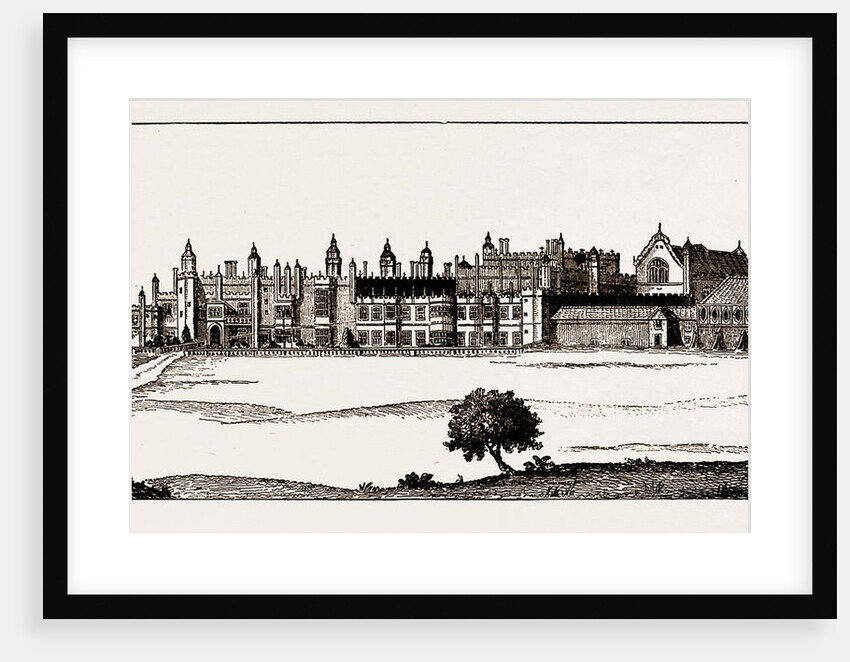 Hampton Court, As Finished By King Henry VIII by Anonymous