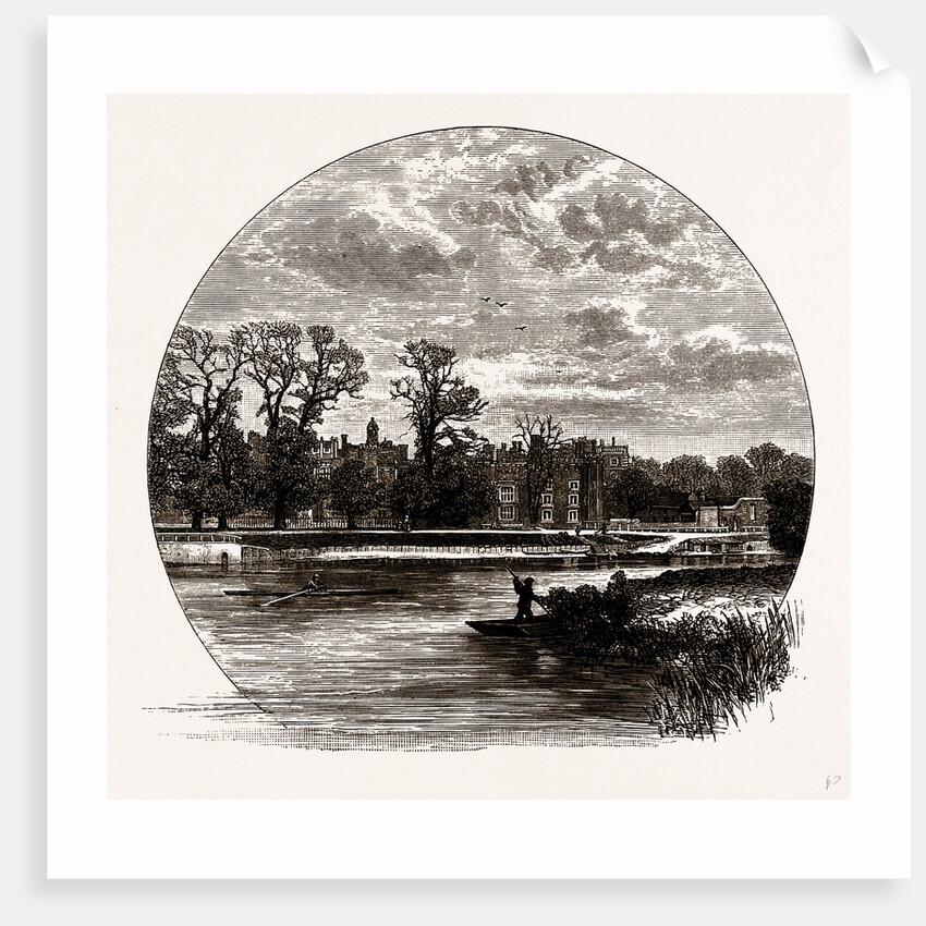 Hampton Court, from the River by Anonymous