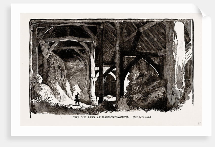 The Old Barn At Harmondsworth by Anonymous