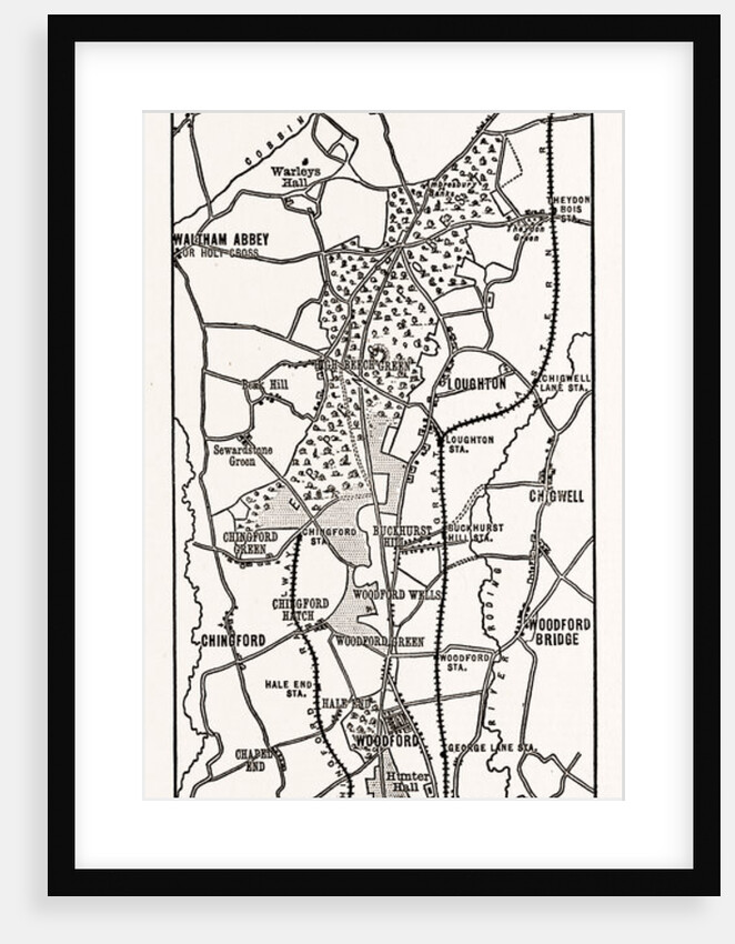 Map Up Epping Forest by Anonymous