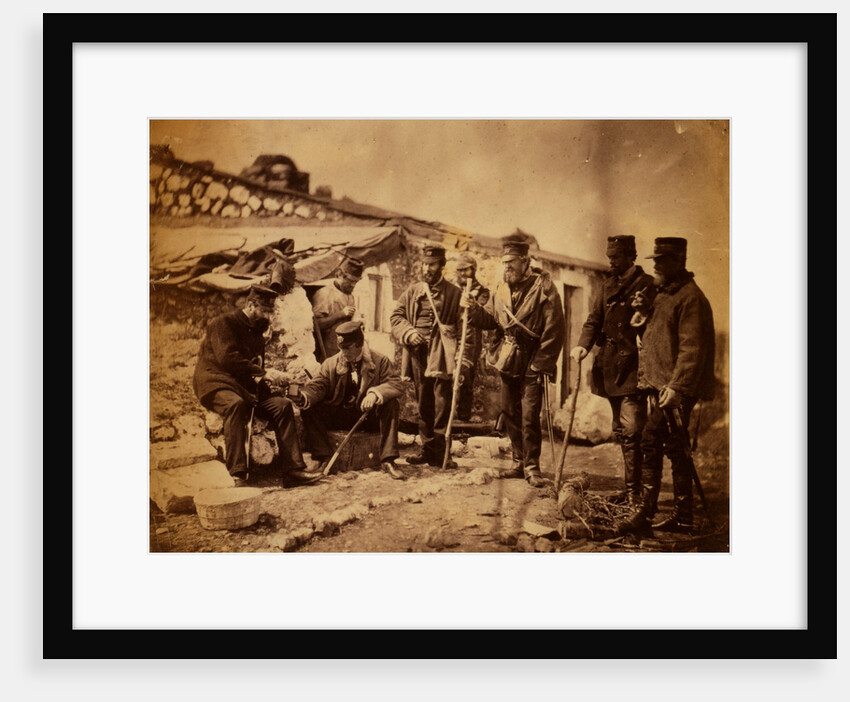Soldiers, Crimean War by Roger Fenton