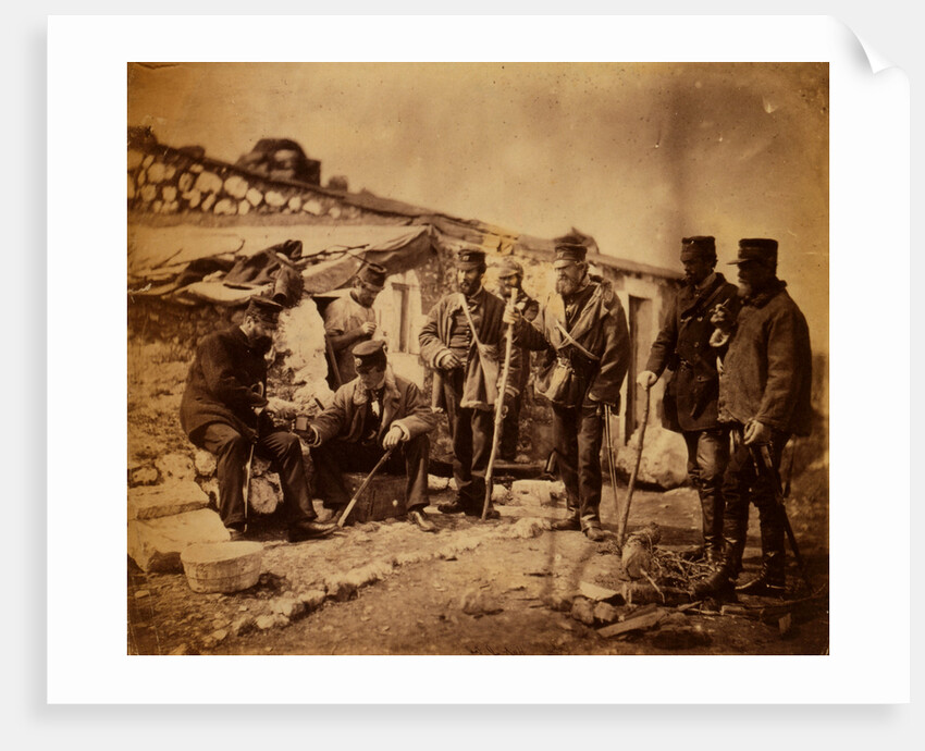 Soldiers, Crimean War by Roger Fenton