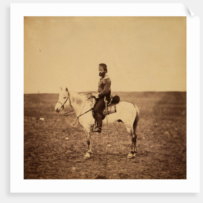 Captain Godley, 28th Regiment, Crimean War by Roger Fenton