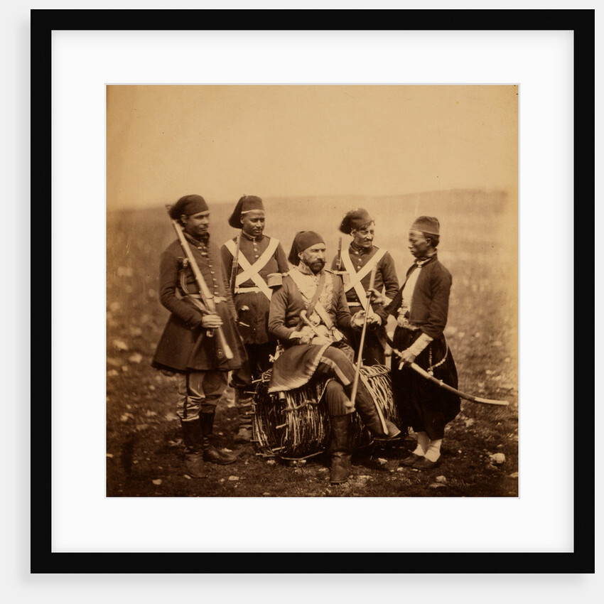 Ismail Pacha ordering his chibouque, Crimean War by Roger Fenton