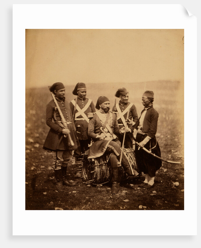 Ismail Pacha ordering his chibouque, Crimean War by Roger Fenton