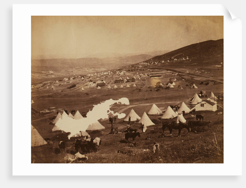 Military camp, Crimean War by Roger Fenton
