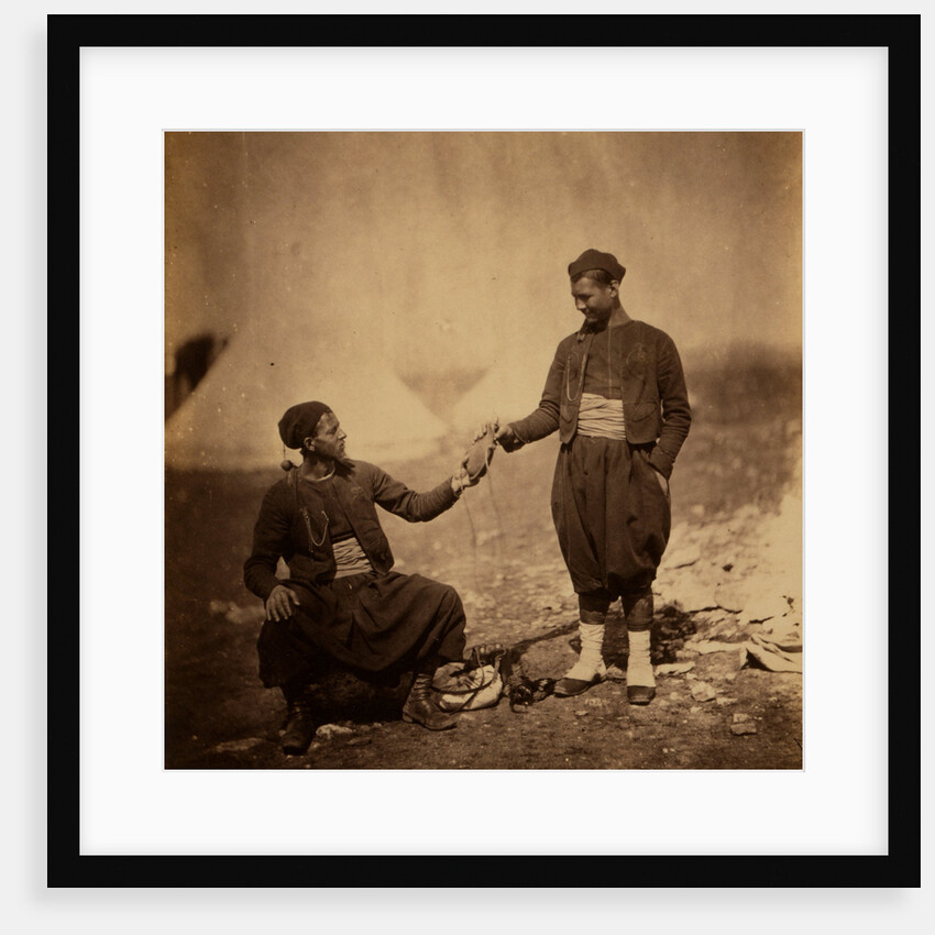 Two Zouaves, Crimean War by Roger Fenton