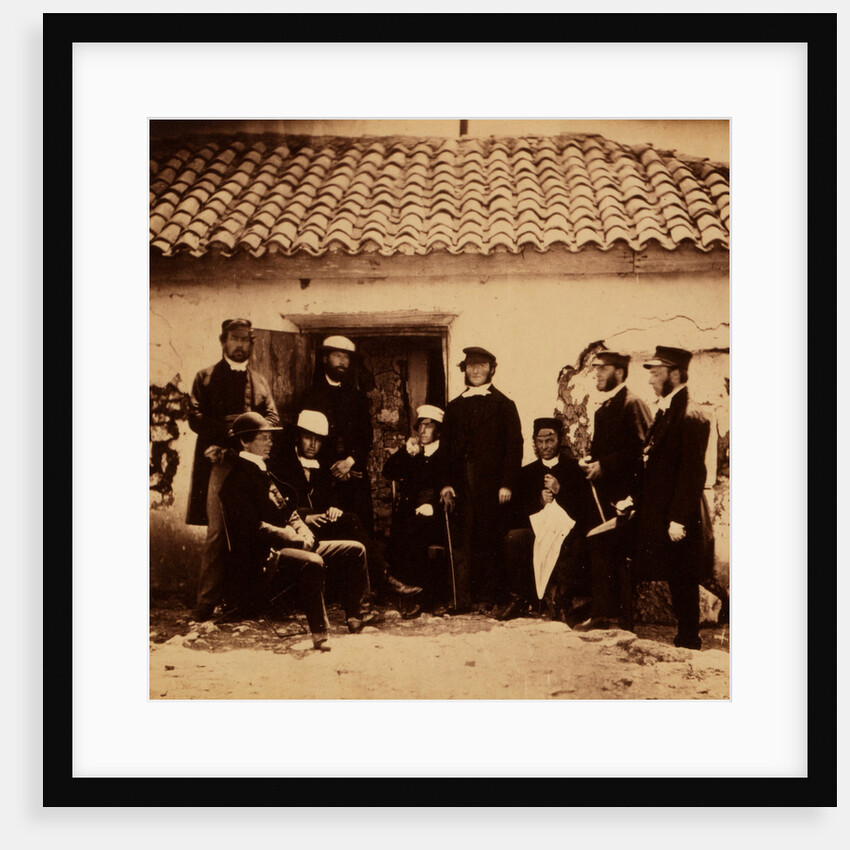 Rev. H.P. Wright, Reverend Messieurs Wallace, Sykes, Parson, H.A. Taylor, Boudier, Parker, Preston & Crozier by Roger Fenton
