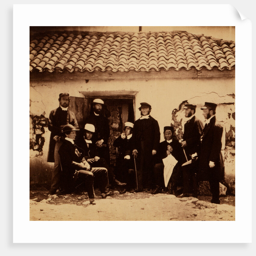 Rev. H.P. Wright, Reverend Messieurs Wallace, Sykes, Parson, H.A. Taylor, Boudier, Parker, Preston & Crozier by Roger Fenton