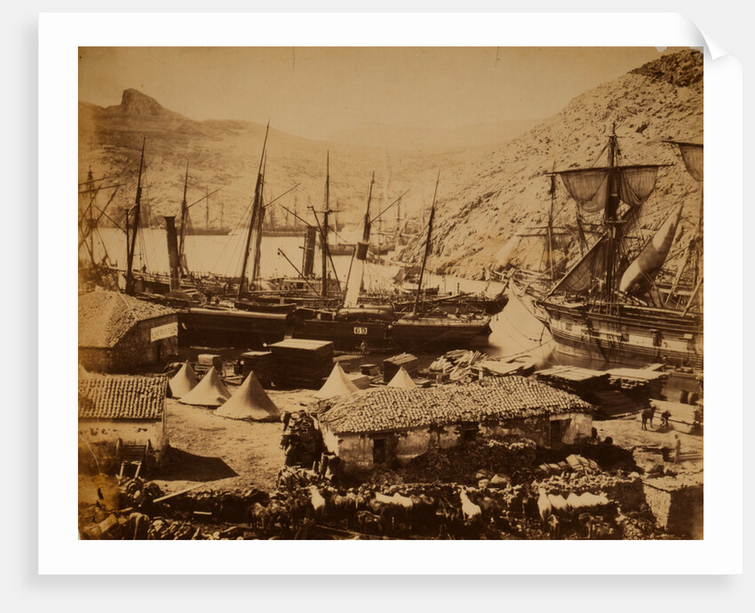 Cossack Bay, Balaklava, Crimean War by Roger Fenton
